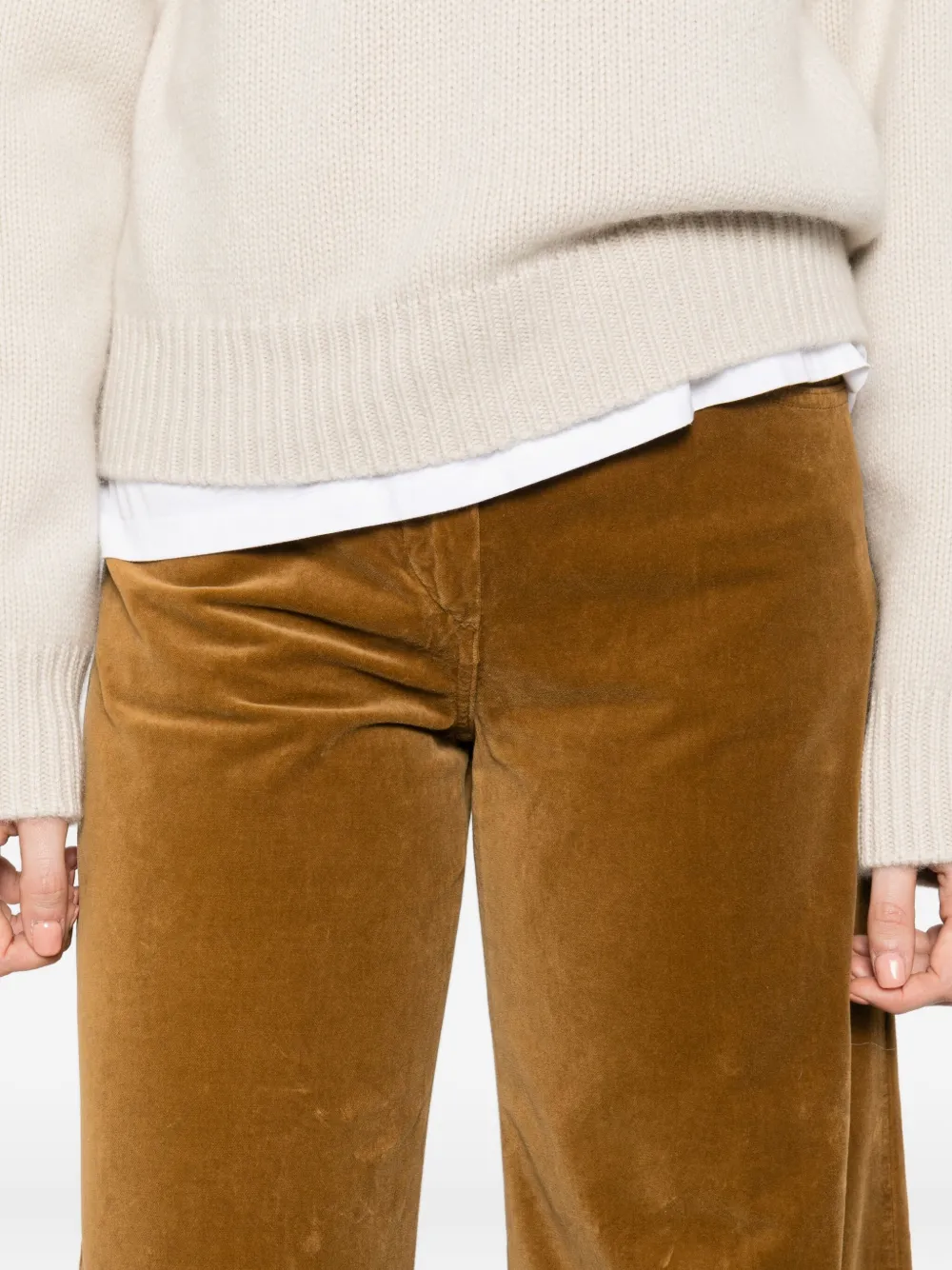 ASPESI Broek met zak Bruin