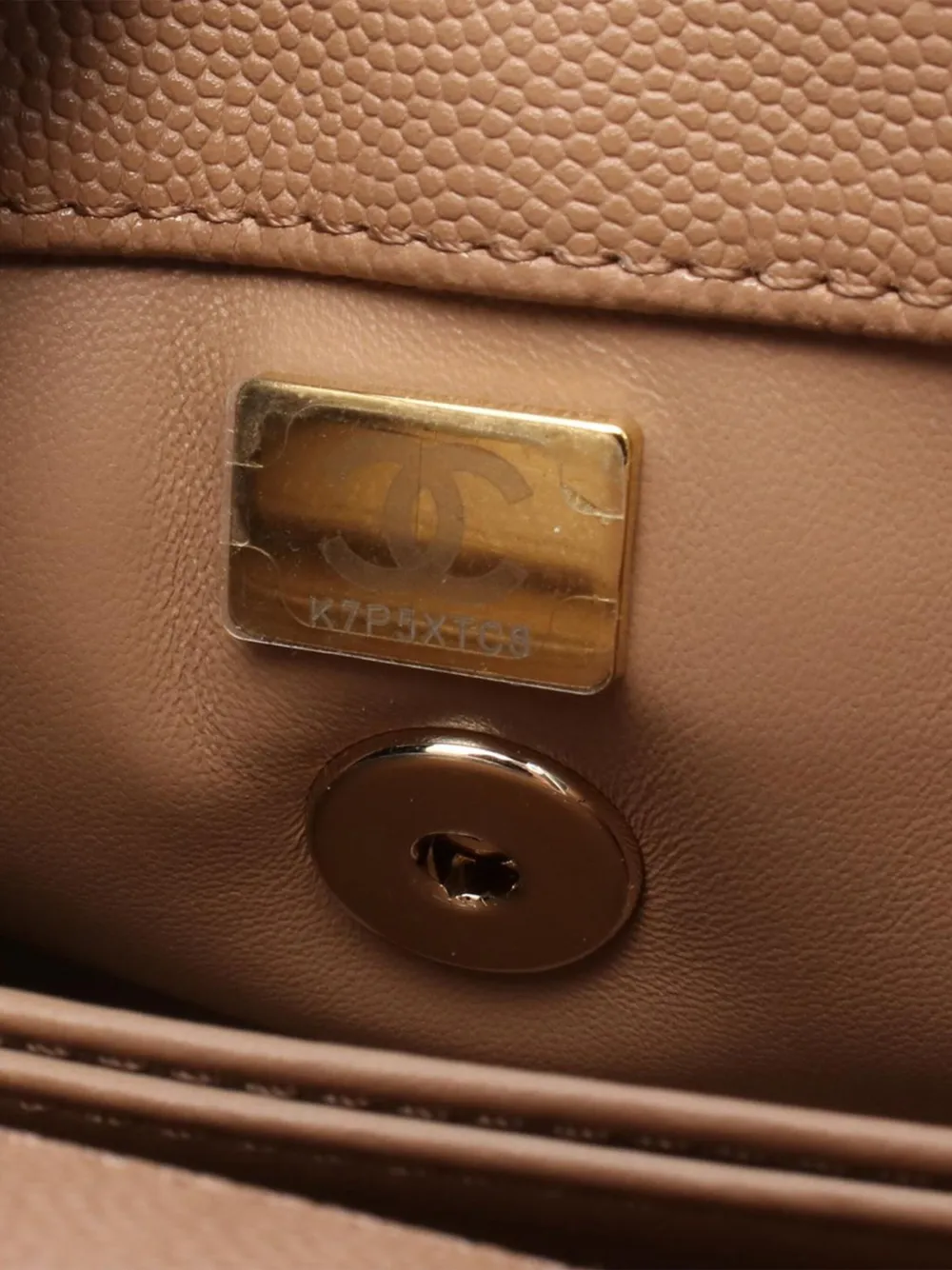CHANEL Pre-Owned 2021-2025 Mini Caviar Coco Top Handle Bag satchel | Pre-Owned | Image 2