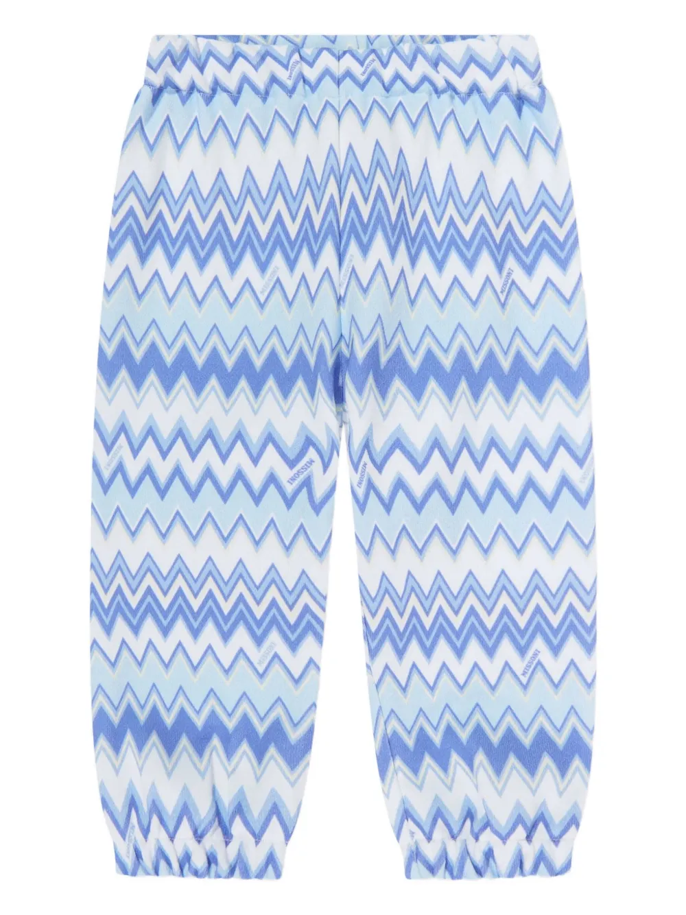 Missoni Kids Trainingspak met zigzag-patroon Blauw