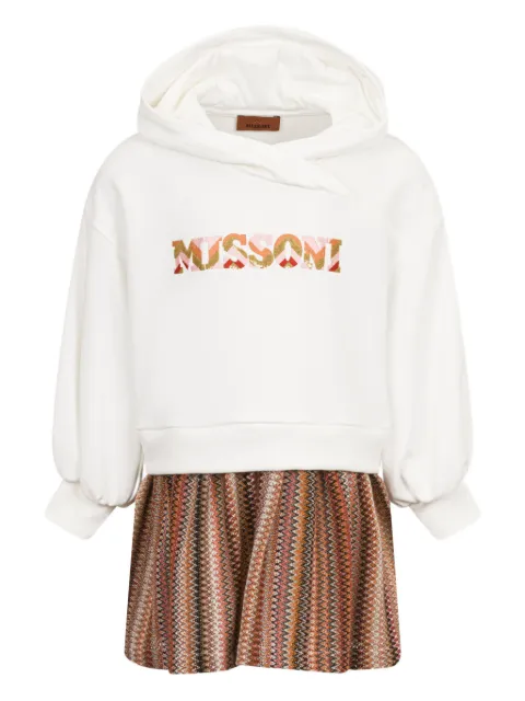 Missoni Kids zigzag-pattern dress