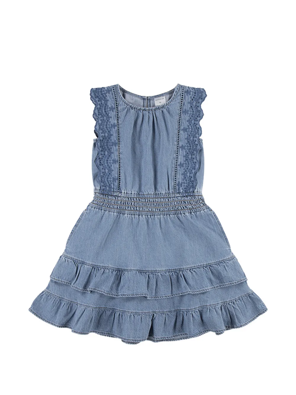 ABERCROMBIE FITCH KIDS ruffled tiered dress - Blu
