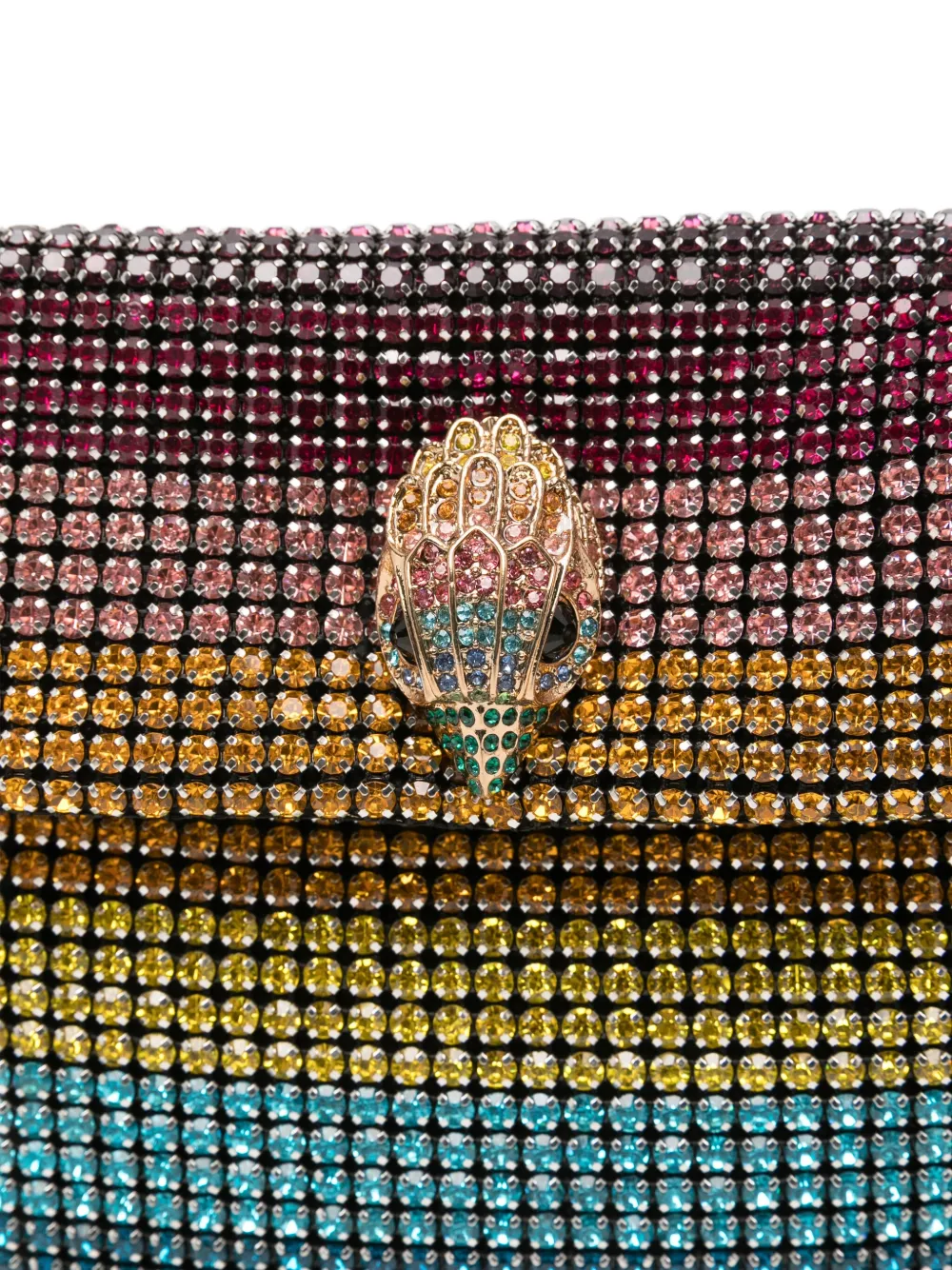 Kurt Geiger London Schoudertas verfraaid met stras en ketting Roze