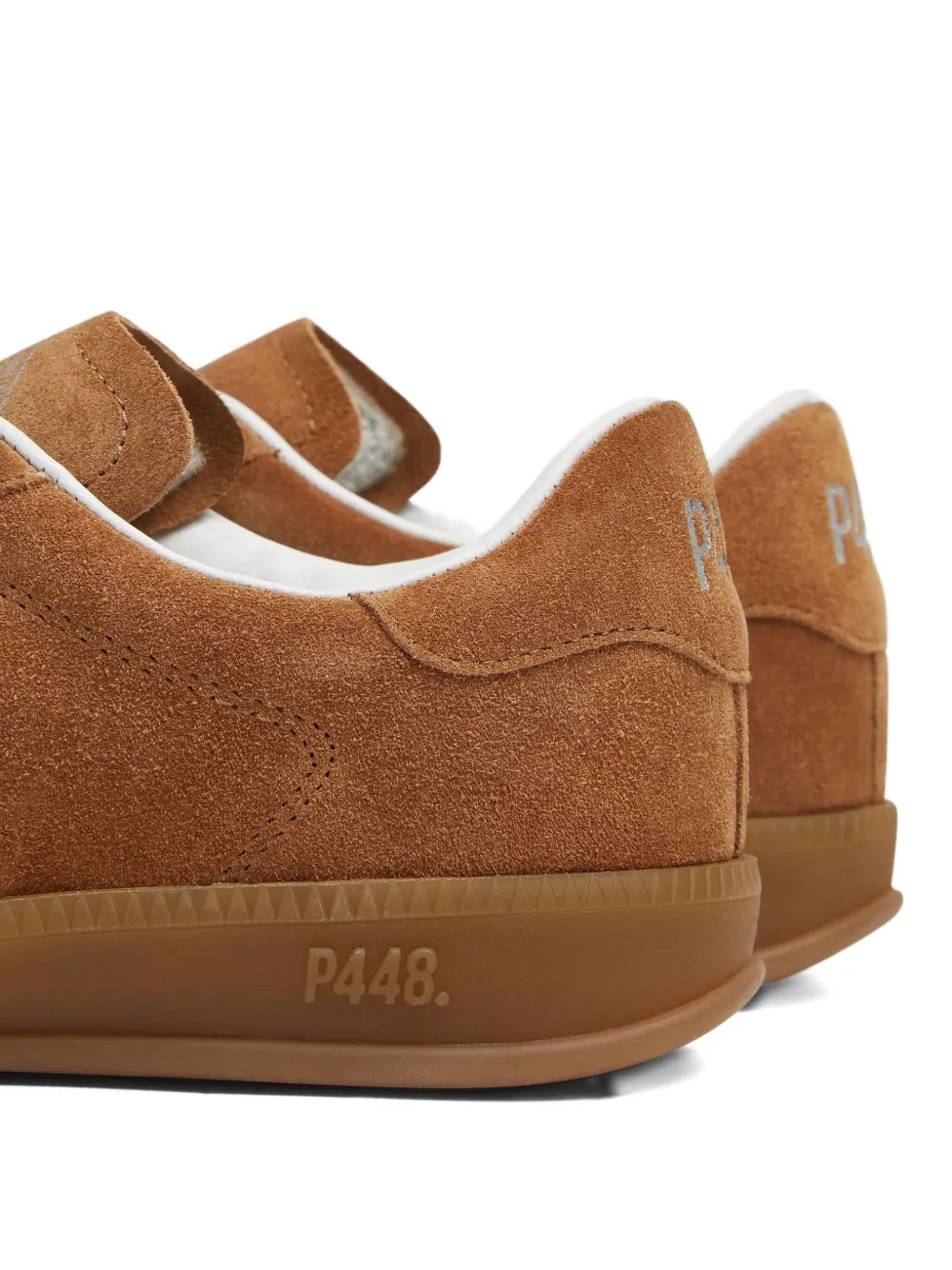P448 Monza Suede Trainers In Brown