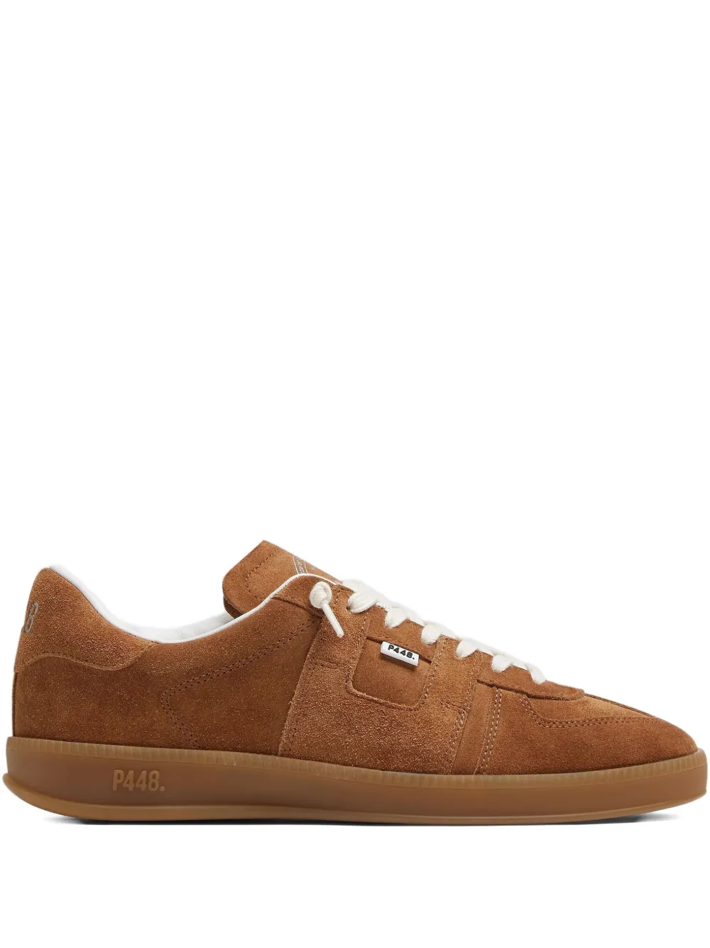 P448 Monza Suede Trainers In Brown