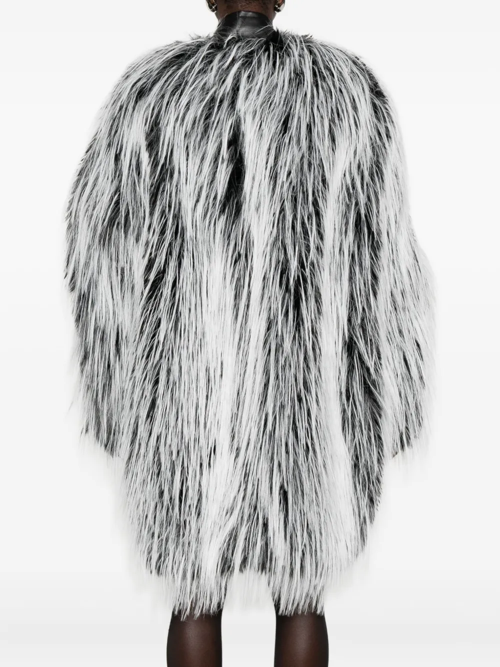 Sportmax Runway Faux-fur Coat In Multi