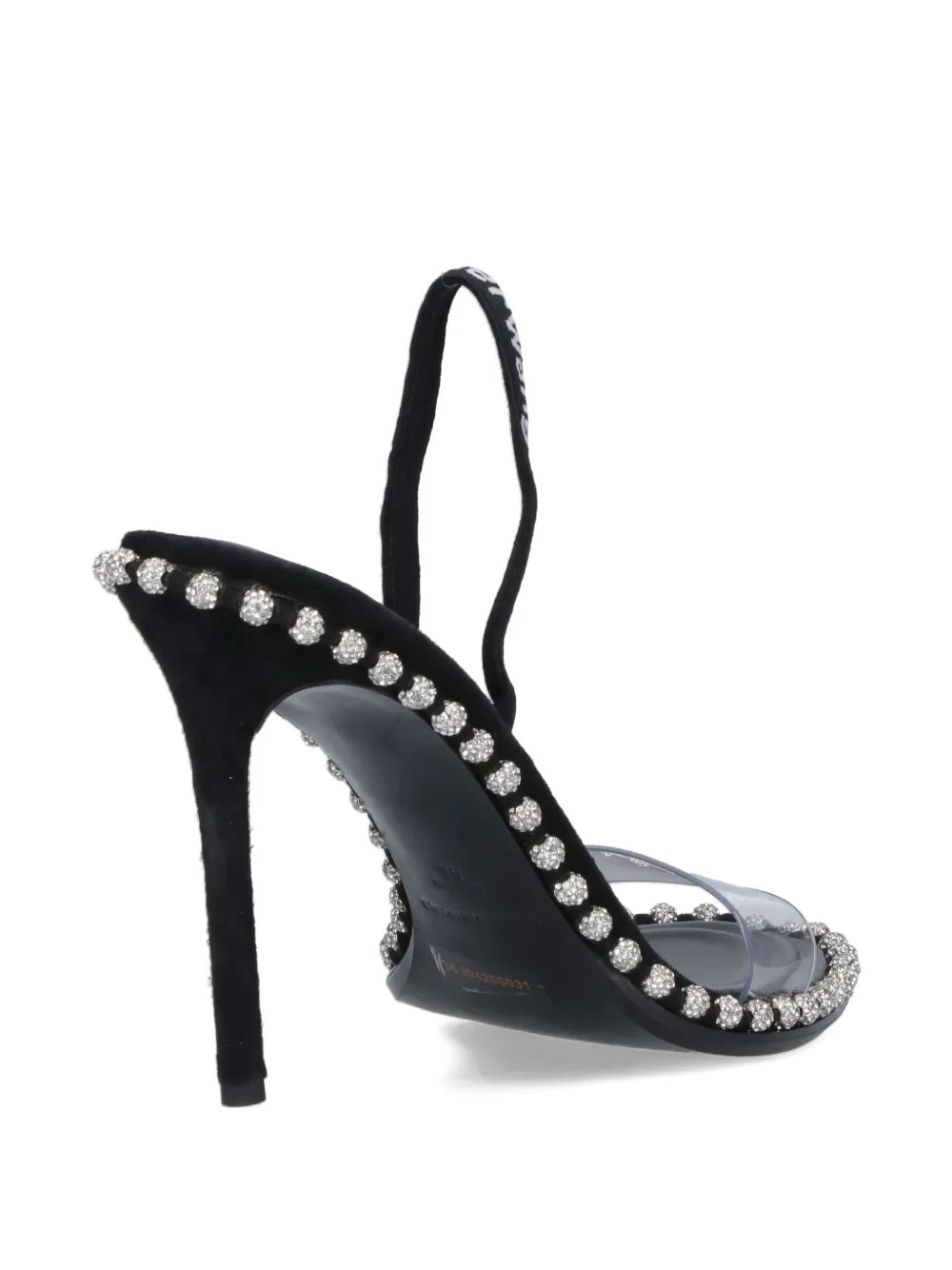 Alexander Wang Nova 105mm pumps verfraaid met stras Zwart