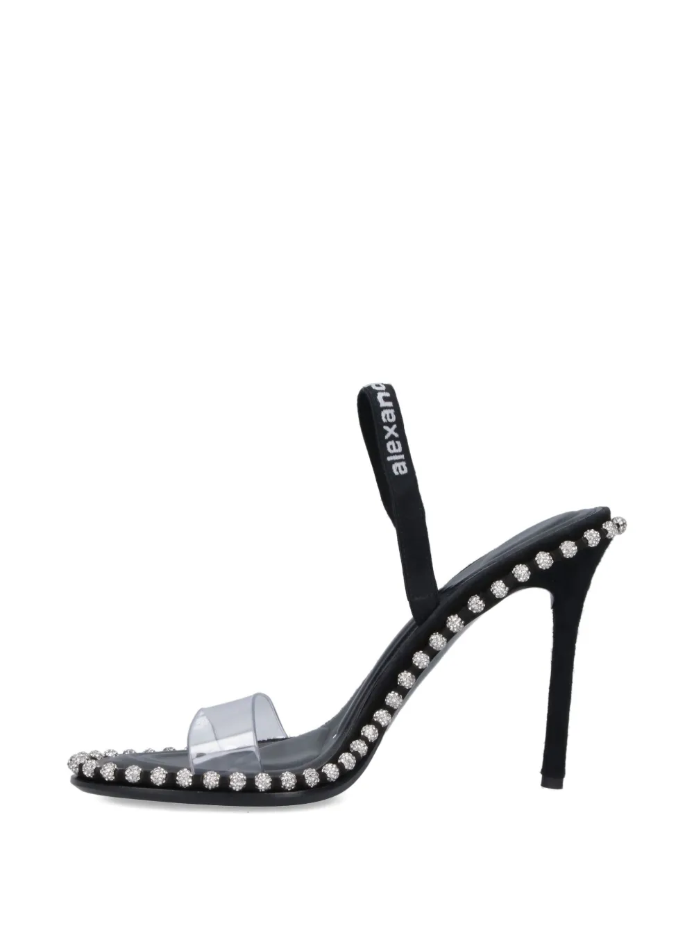 Alexander Wang Nova 105mm pumps verfraaid met stras Zwart