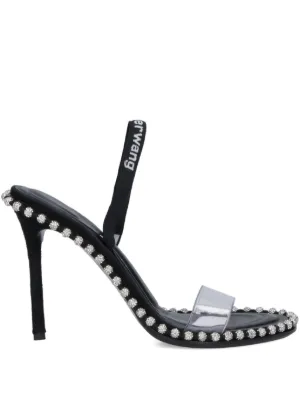 Alexander Wang デコラティブ ヒール パンプス | ブラック | FARFETCH JP