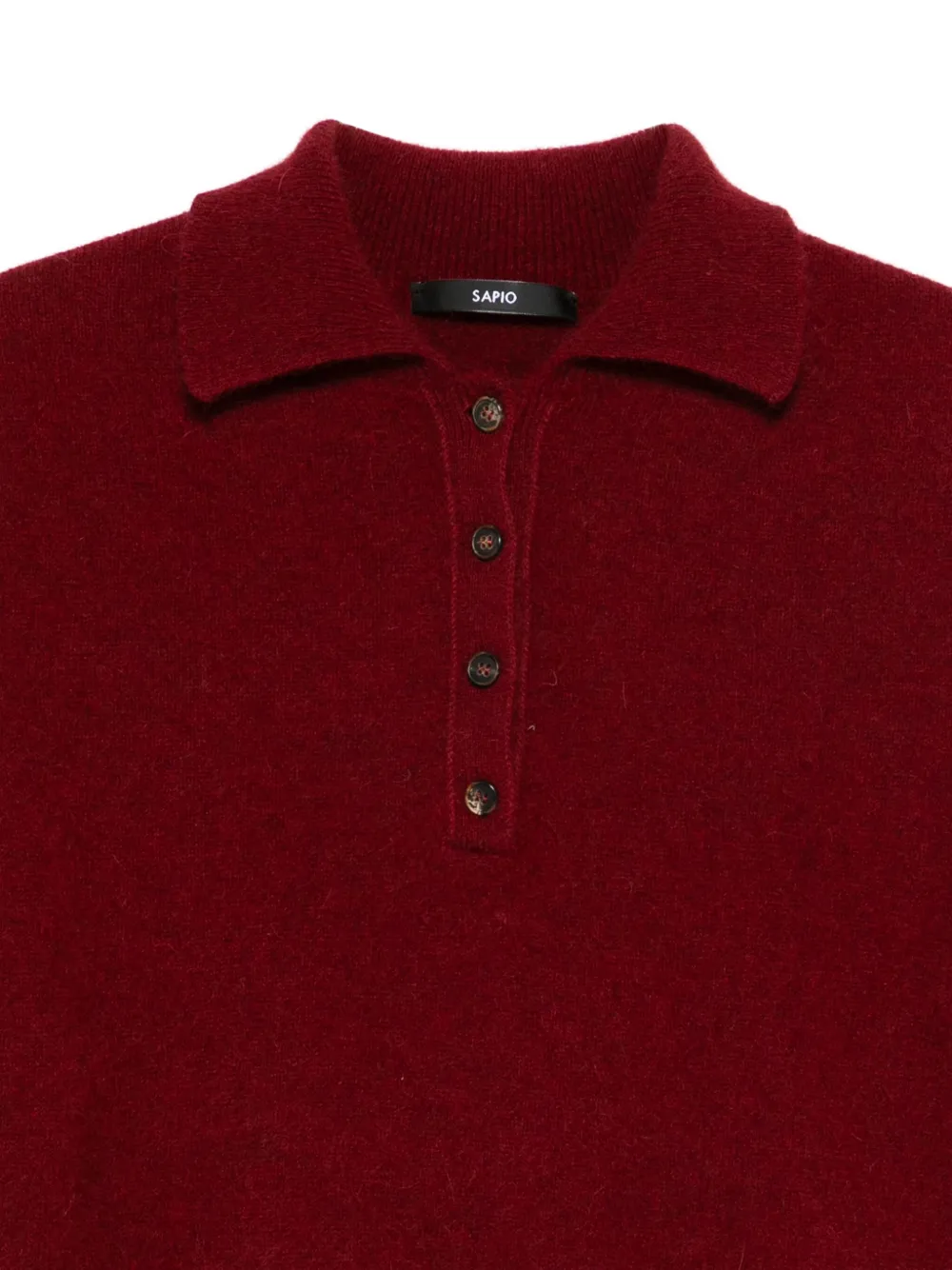 SAPIO Katoenen polotop Rood