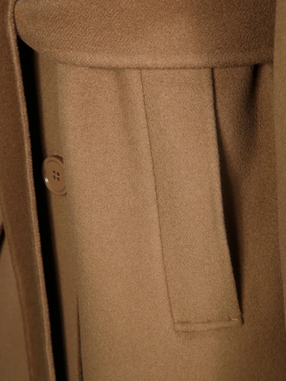 'S Max Mara Jas met ceintuur Bruin