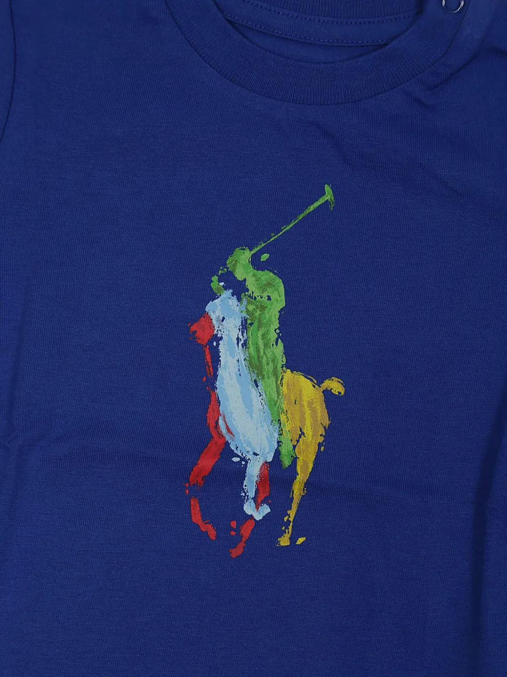POLO RALPH LAUREN KIDS Big Pony T-shirt Blauw