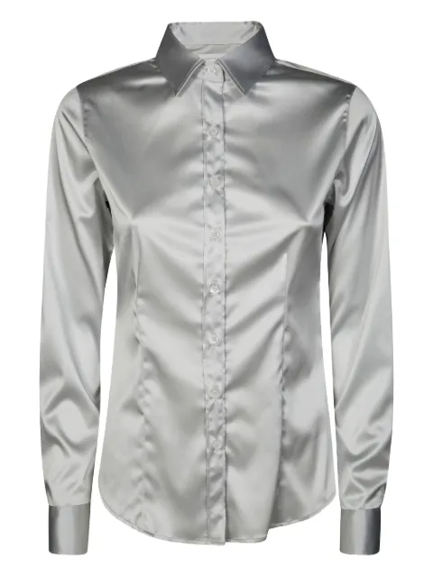 Robert Friedman Agata satin shirt