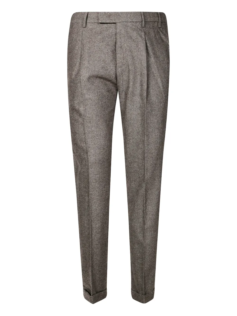 PT Torino herringbone pleated trousers | Grey | Image 1