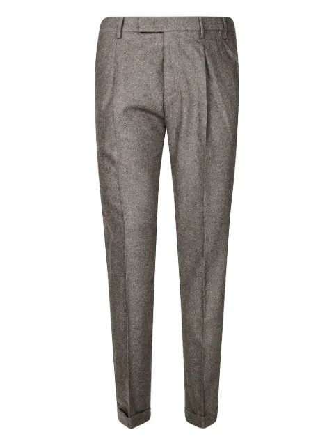 PT Torino pantalon plissé à motif de chevrons