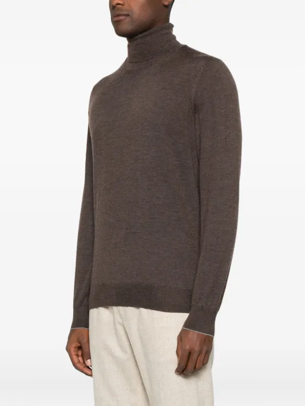 Brunello Cucinelli タートルネック セーター | ブラウン | FARFETCH JP