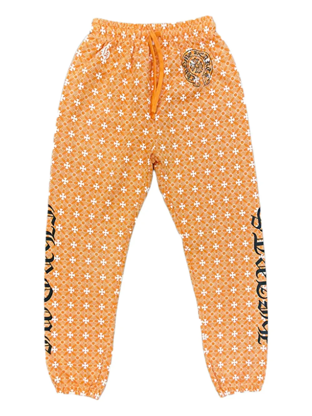 Chrome Hearts Plus Cross Horseshoe track pants - オレンジ Chrome Hearts Plus Cross Horseshoe track pants - オレンジ