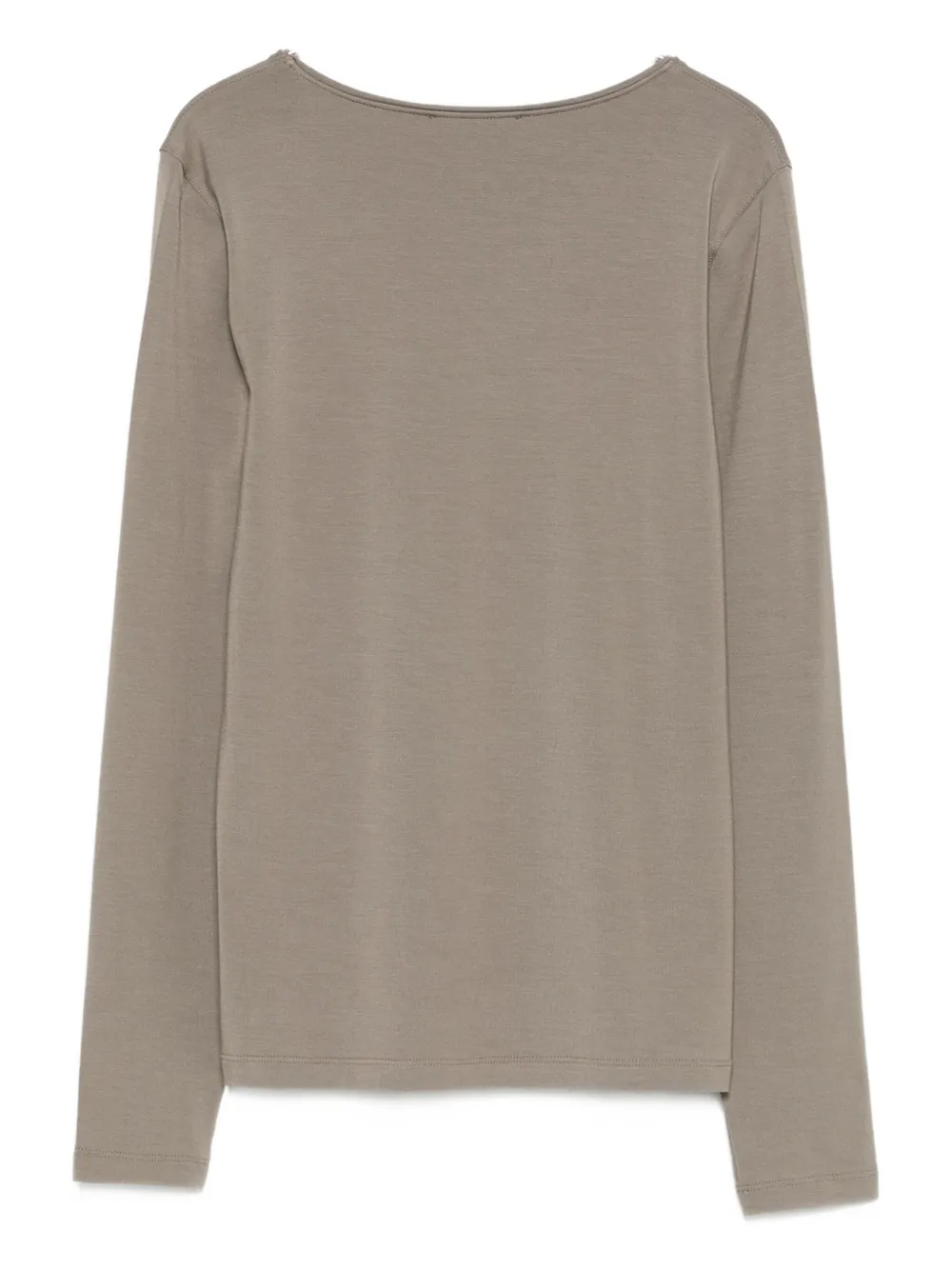 Le Tricot Perugia crew neck blouse - Bruin