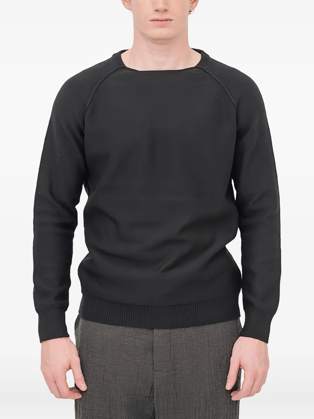 Forme D'expression crew-neck sweater | Black | Image 1