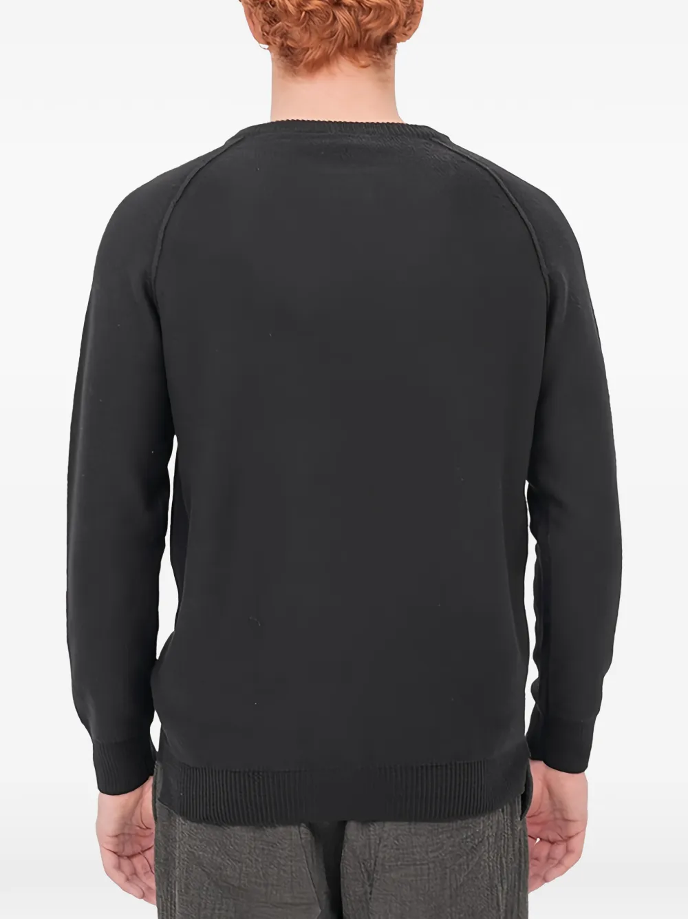 Forme D'expression Crew-neck Sweater In Black