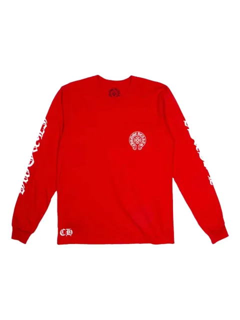 Chrome Hearts Scroll Logo long-sleeve T-shirt