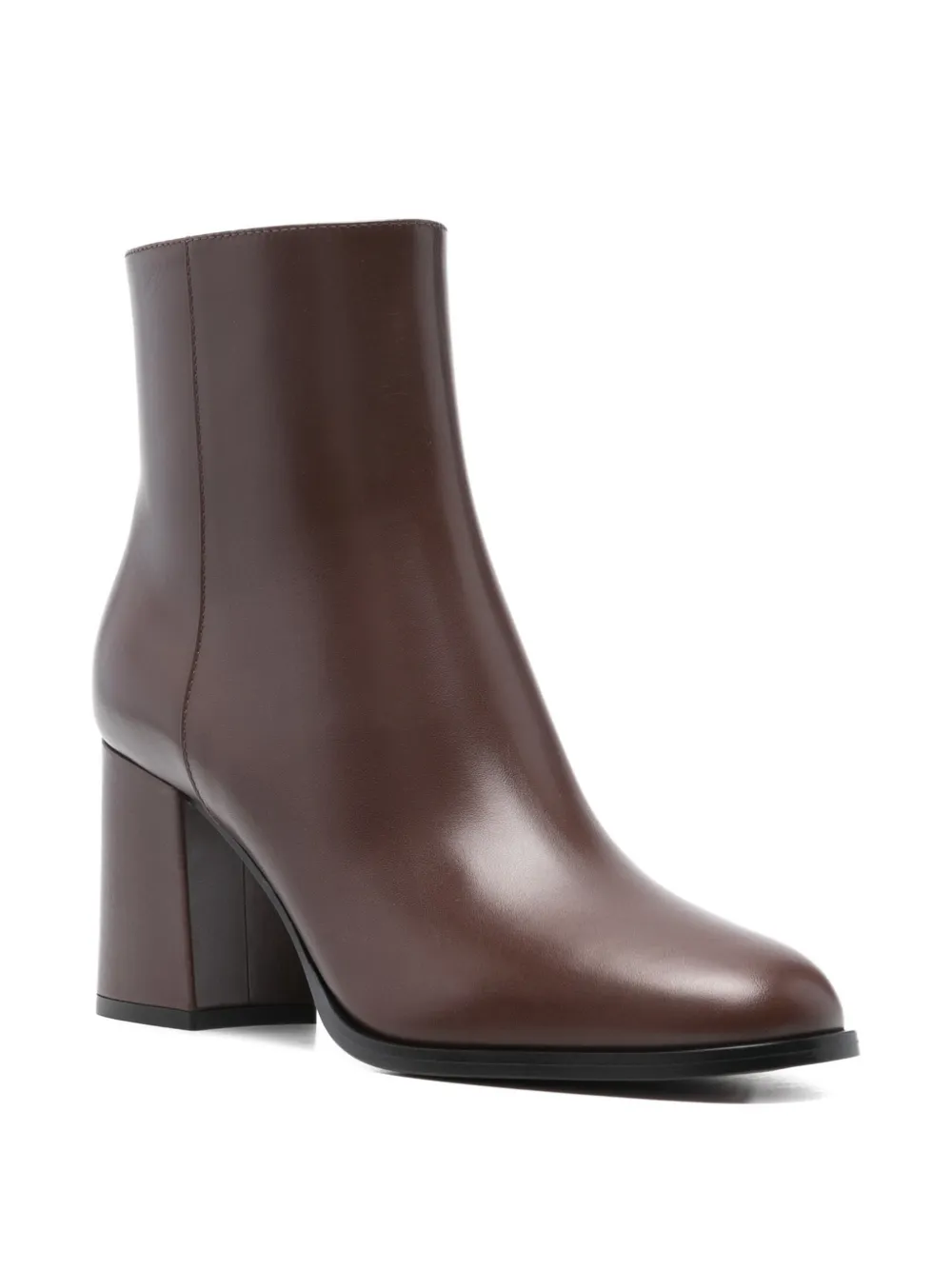 Valentino Garavani Enkellaarzen met logo hak Bruin