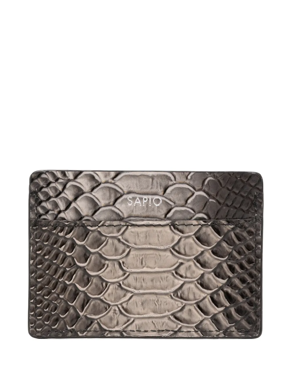 SAPIO snake-effect card holder | Grey | Image 1