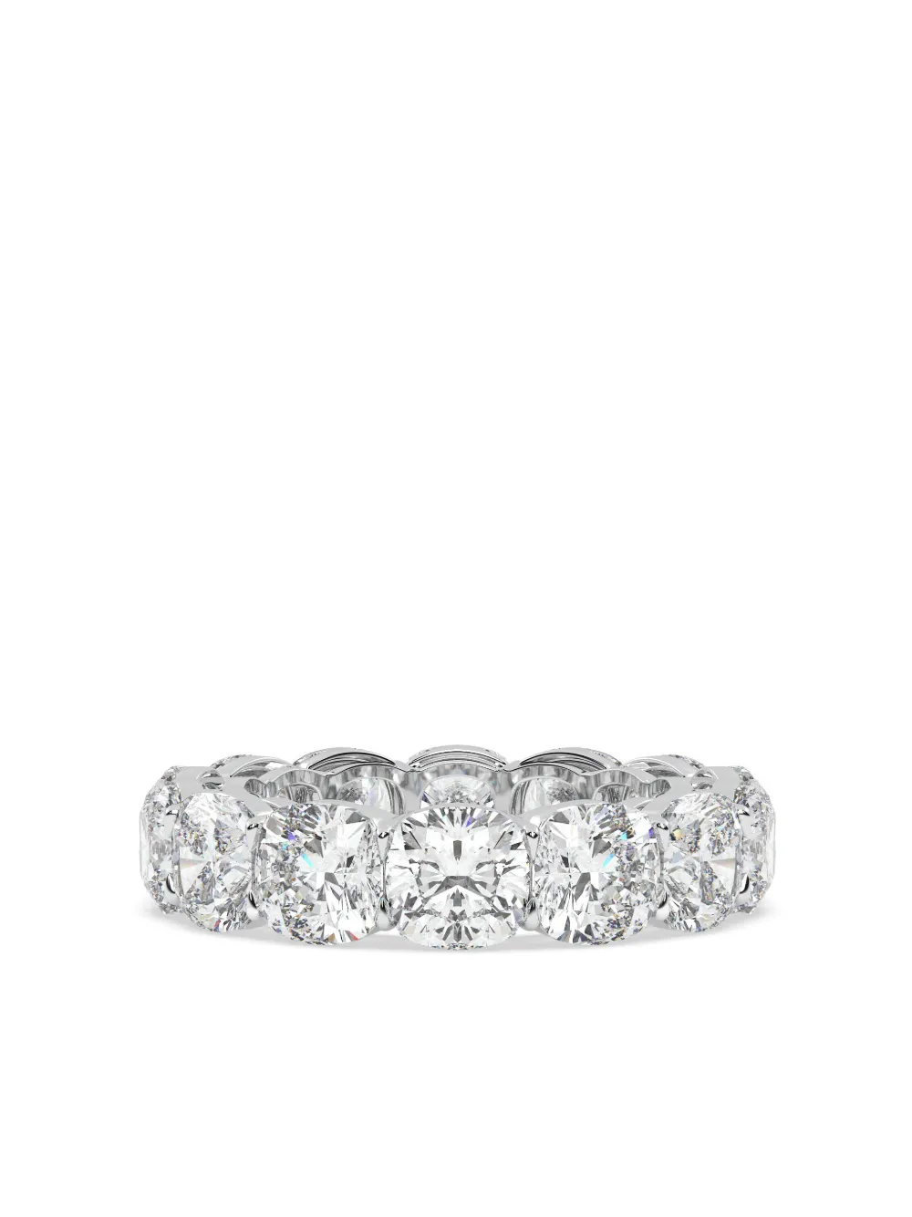 Tilla 14K white gold diamond eternity band | Silver | Image 1