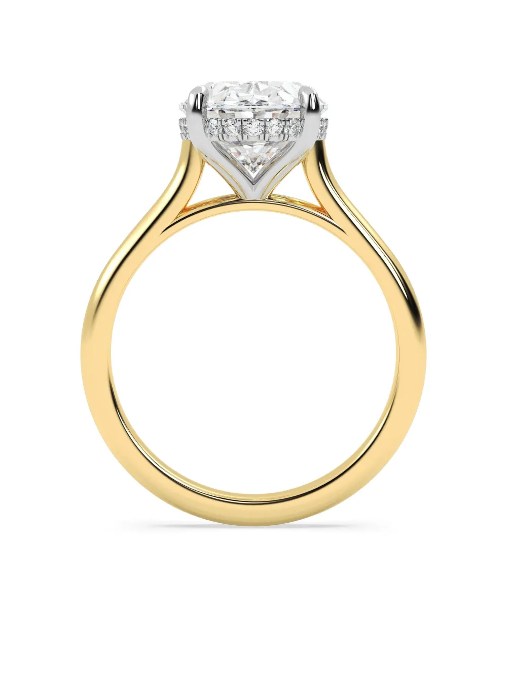 Tilla 14k Yellow Gold Diamond Solitaire Ring In Gold