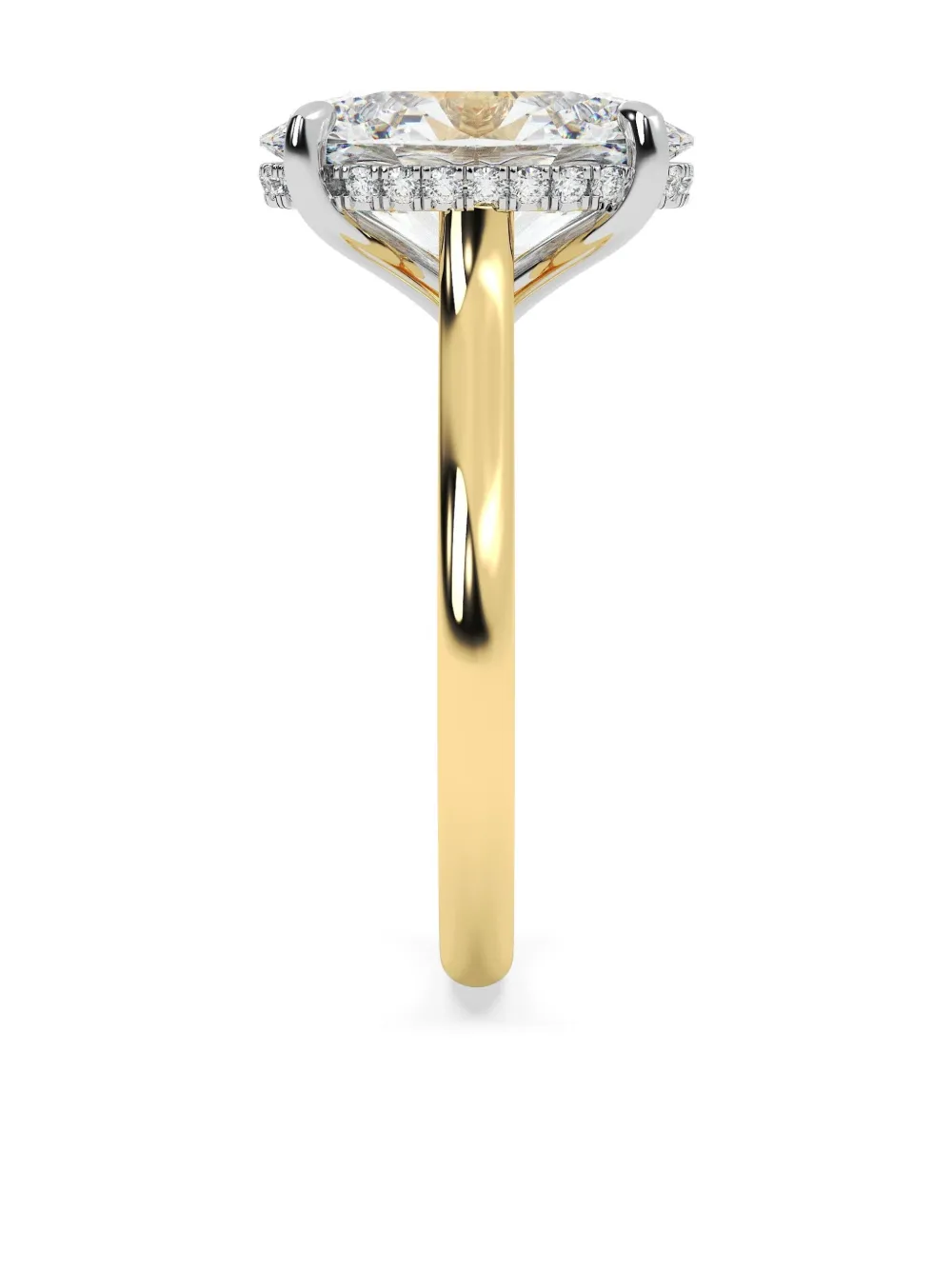 Tilla 14k Yellow Gold Diamond Solitaire Ring In Gold