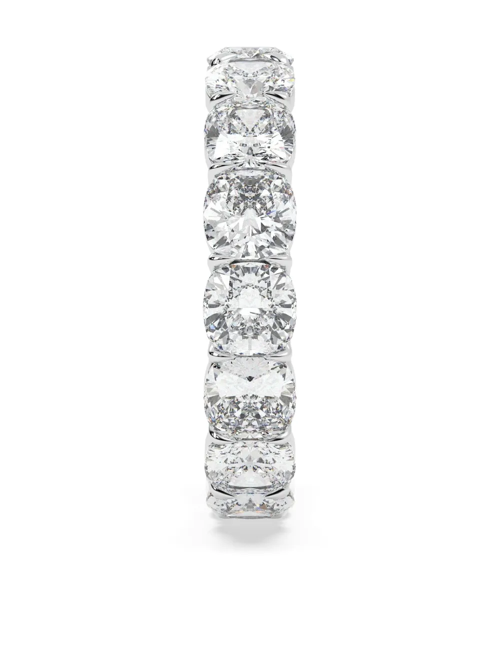 Tilla 14k White Gold Diamond Eternity Ring In Metallic