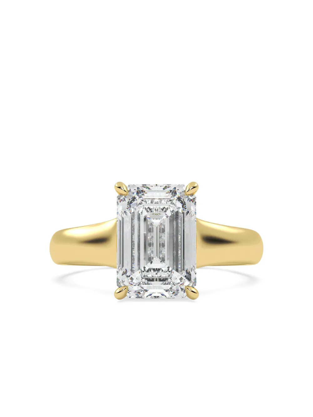 Tilla 14k Yellow Gold Diamond Solitaire Ring In Gold