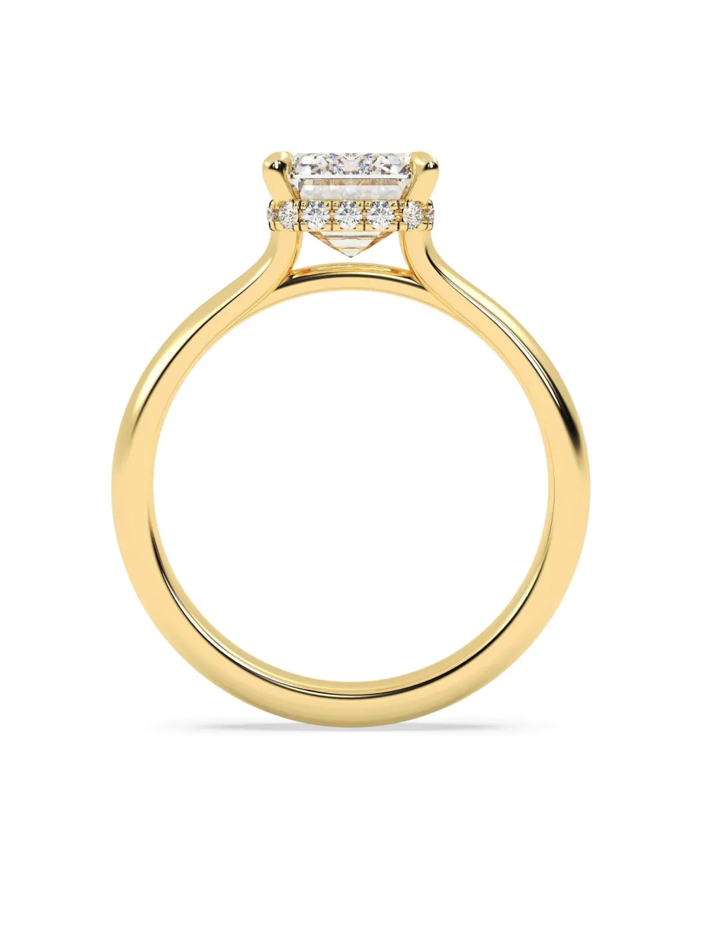 Tilla 14k Yellow Gold Diamond Solitaire Ring In Gold