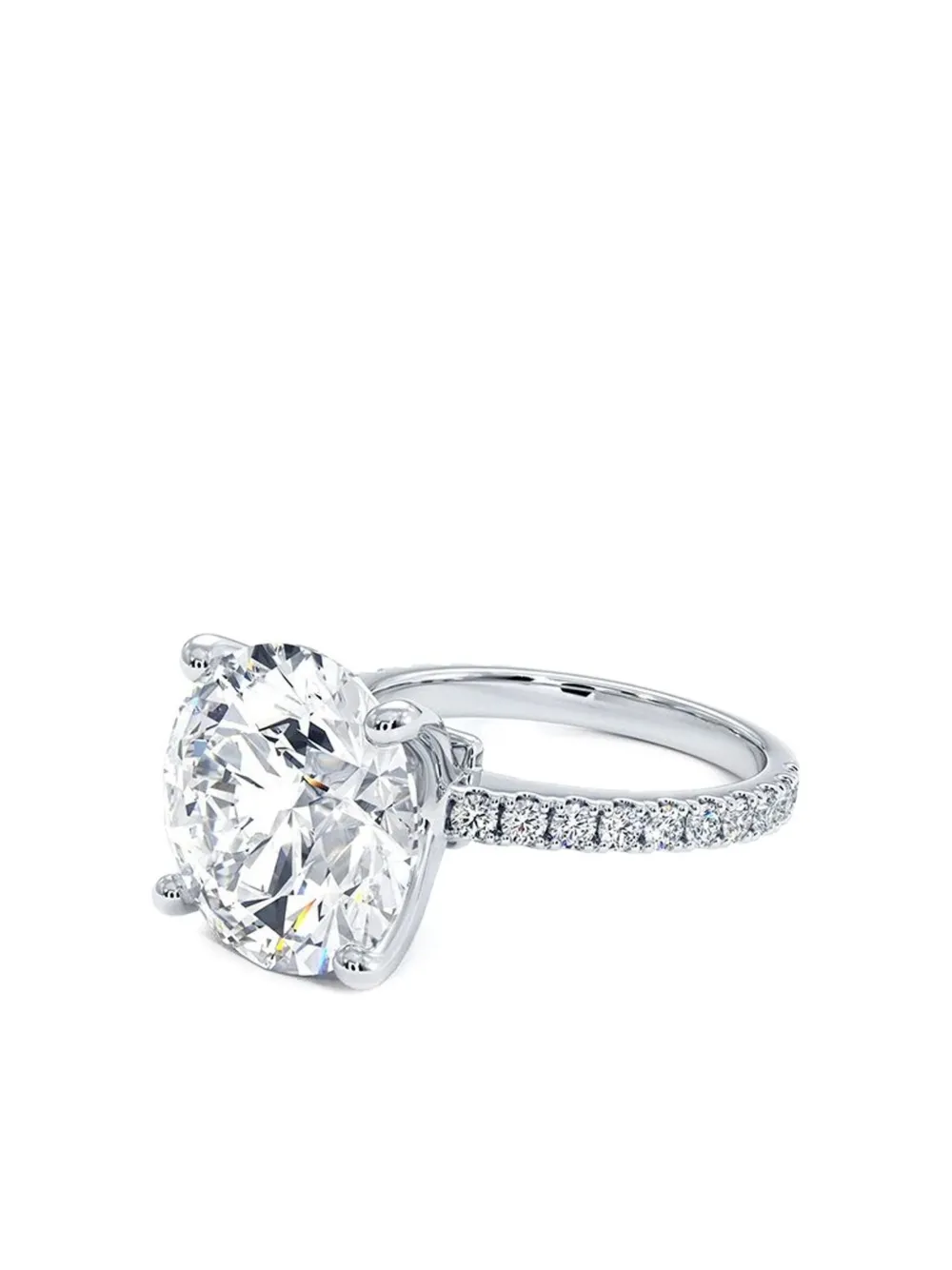 Tilla 14k White Gold Diamond Accented Ring In Silver
