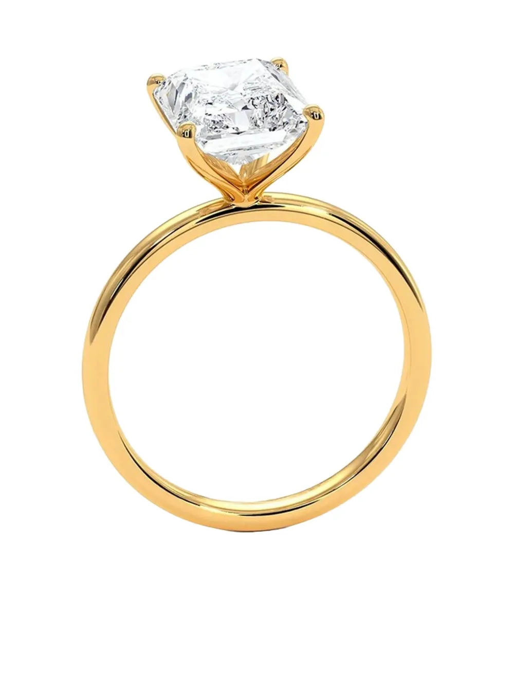 Tilla 14K yellow gold diamond solitaire ring | Image 2