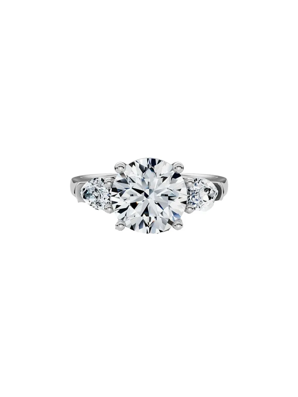Tilla 14k Yellow Gold Lab-grown Diamond Ring In Metallic