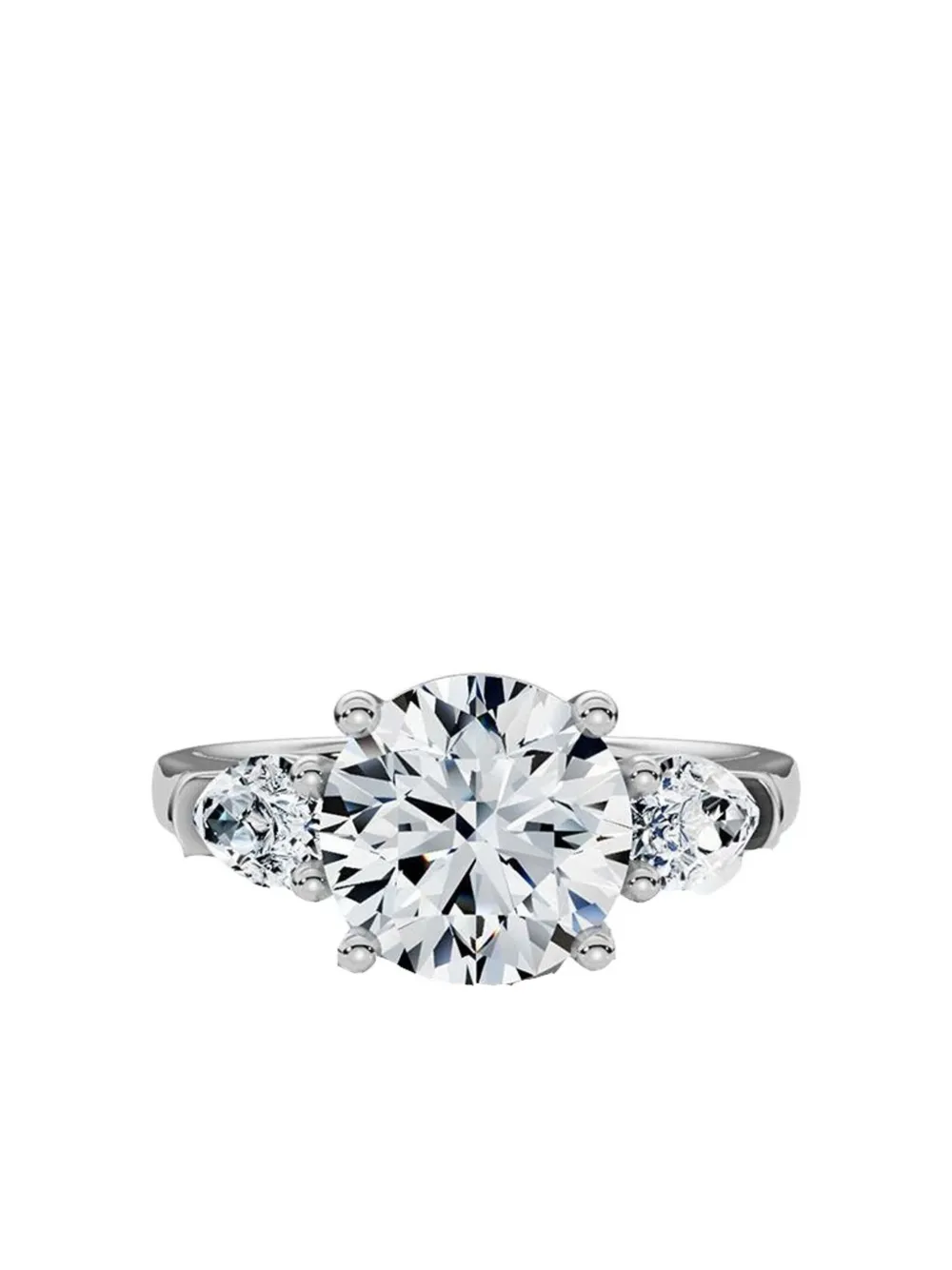 Tilla 14k Yellow Gold Lab-grown Diamond Ring In Metallic