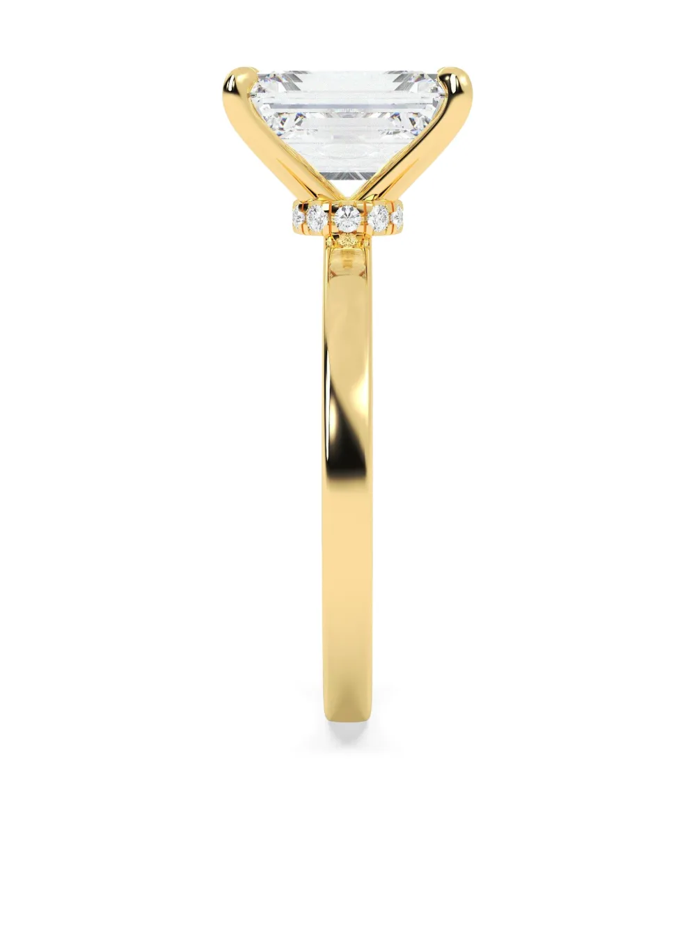 Tilla 14k Yellow Gold Solitaire Ring In Gold