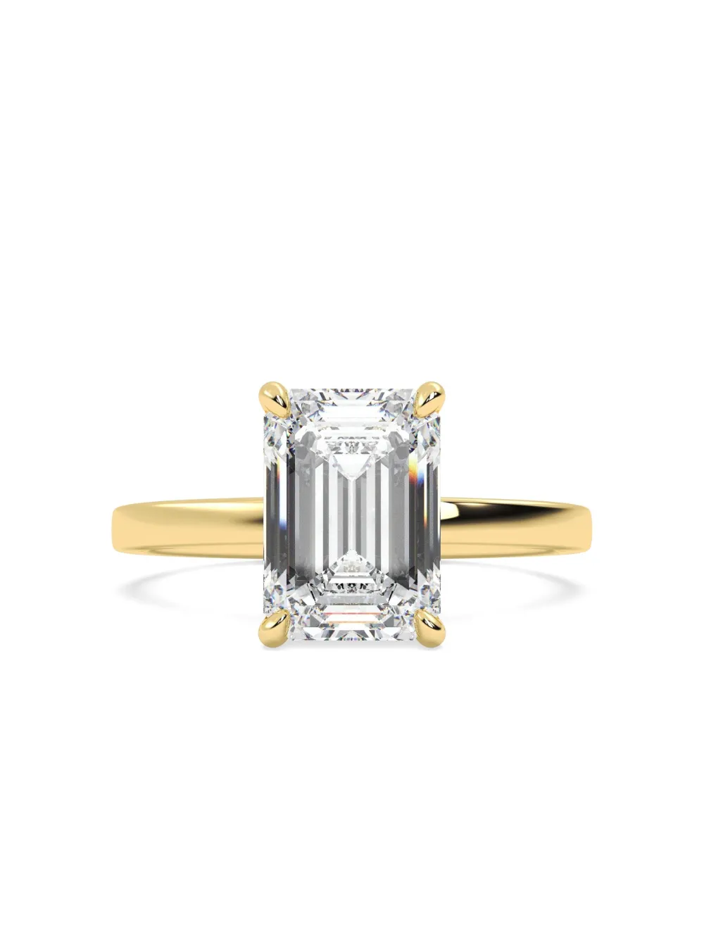 Tilla 14k Yellow Gold Solitaire Ring In Gold