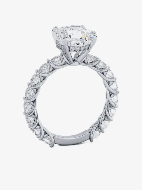 Tilla 14K white gold diamond engagement ring