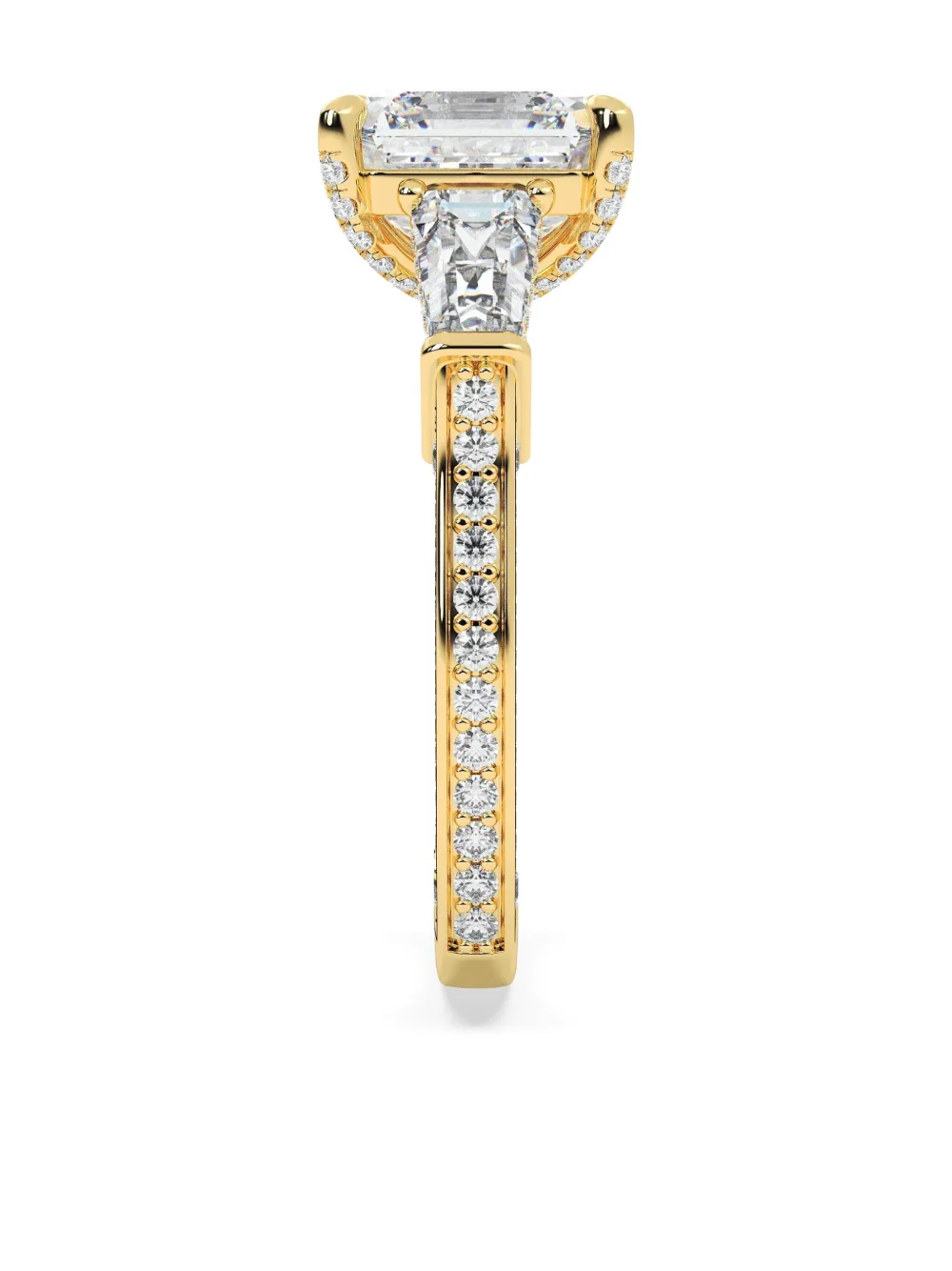 Tilla 14k Yellow Gold Diamond Engagement Ring In Gold