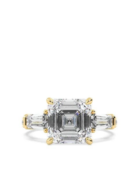 Tilla anillo de compromiso en oro amarillo de 14kt con diamante