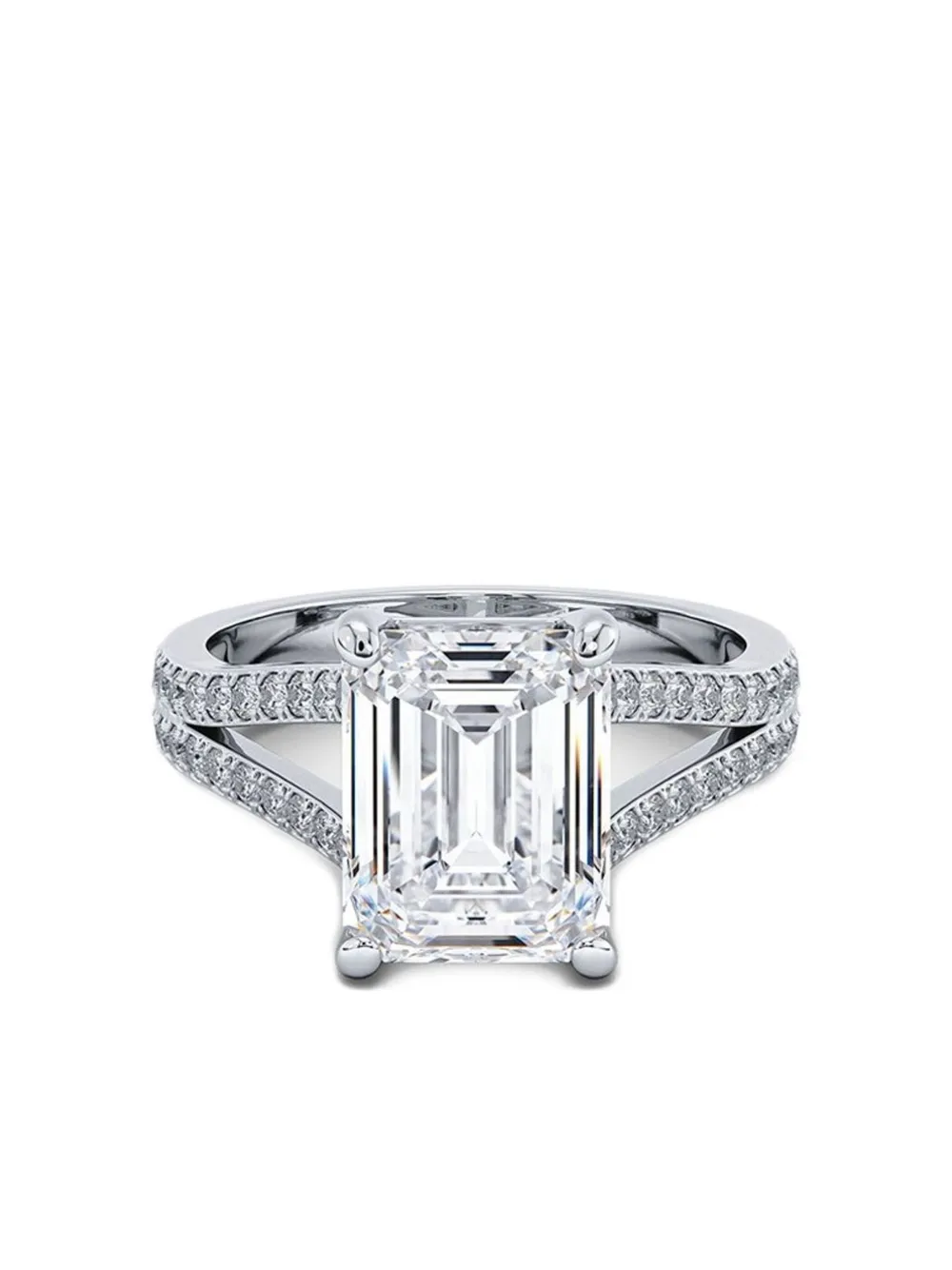 Tilla 14k White Gold Diamond Accented Ring In Silver
