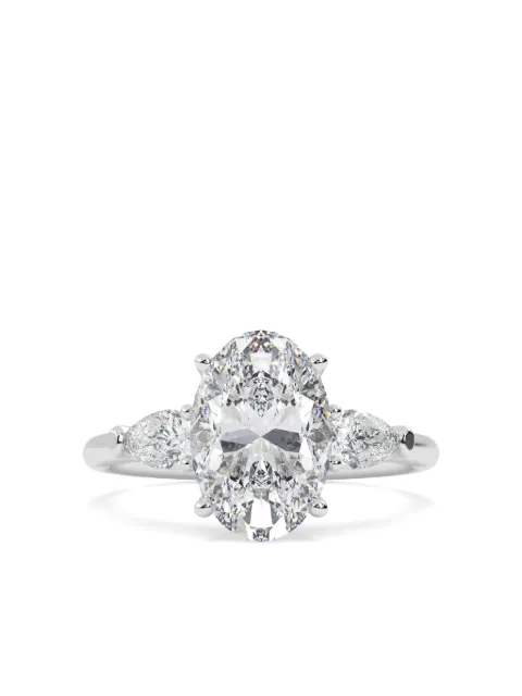 Tilla anillo en oro blanco de 14kt con diamante