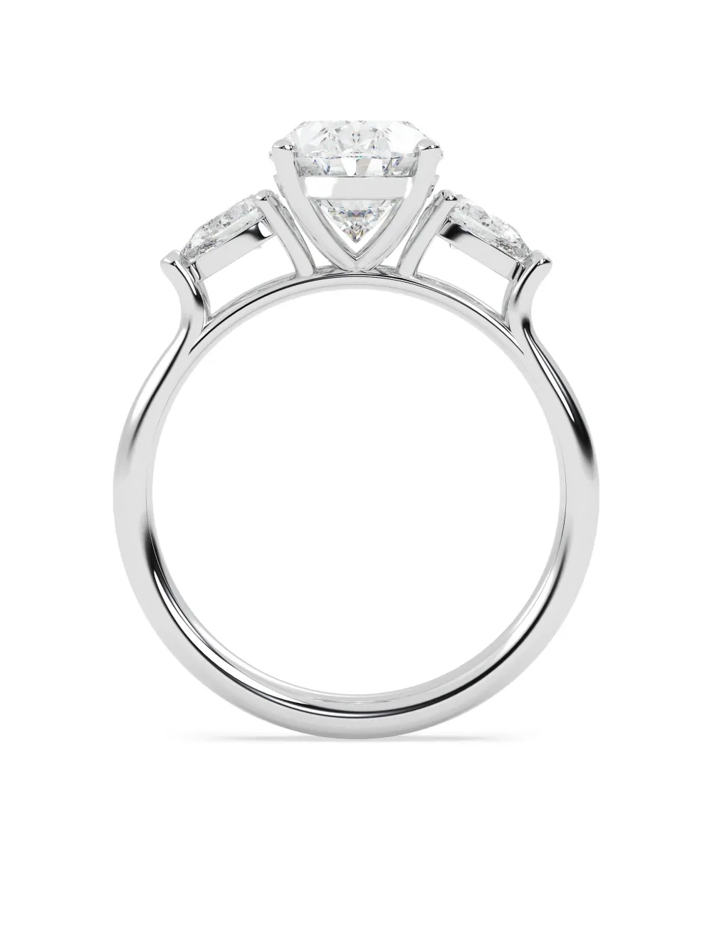 Tilla 14k White Gold Diamond Ring In Silver