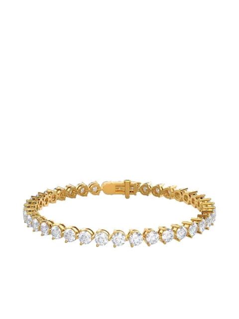 Tilla 14K yellow gold lab-grown diamond tennis bracelet