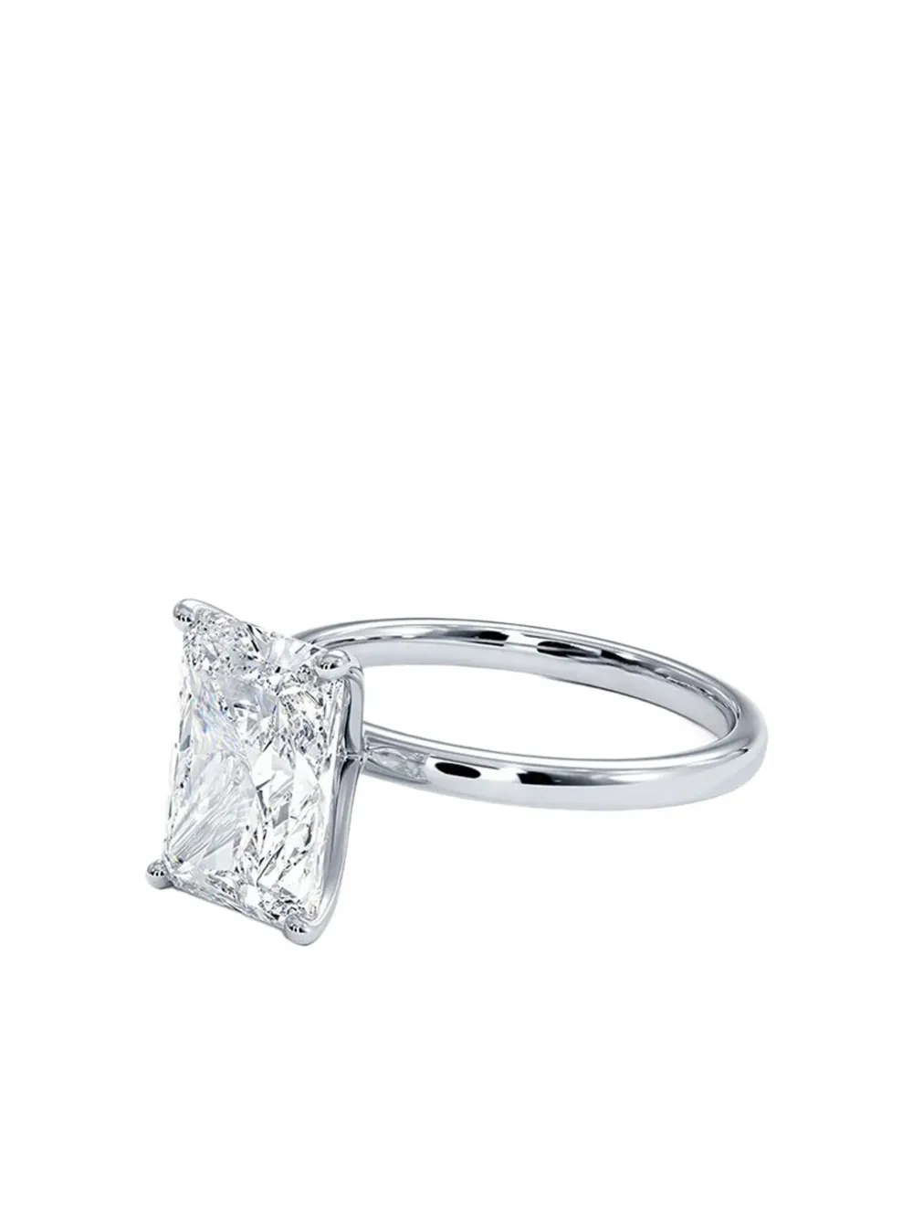 Tilla 14K white gold radiant diamond solitaire ring | Fine Jewelry | Image 2