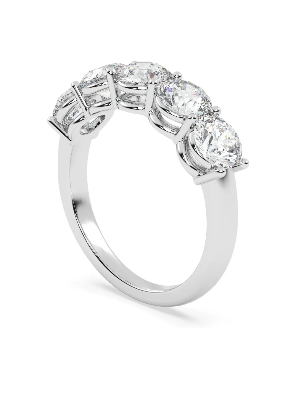 Tilla 14k White Gold Diamond Ring In Silver