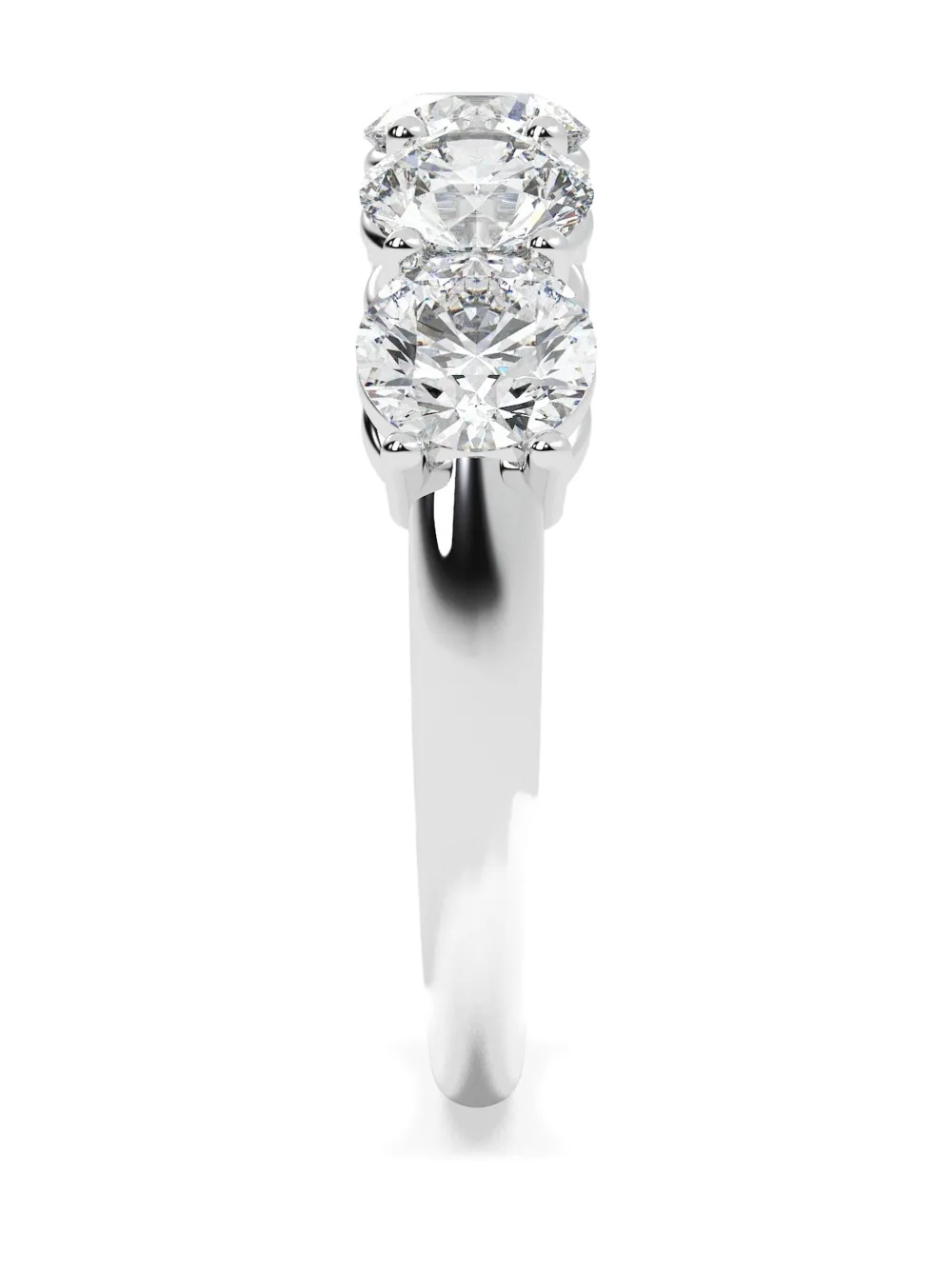 Tilla 14k White Gold Diamond Ring In Silver