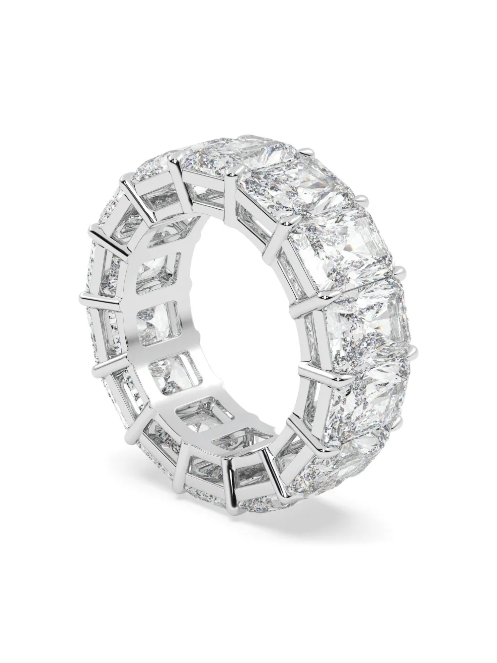 Tilla 14K white gold diamond eternity ring | Fine Jewelry | Image 2
