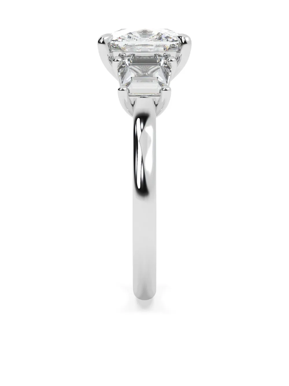 14k White Gold Lab Grown Diamond Ring
